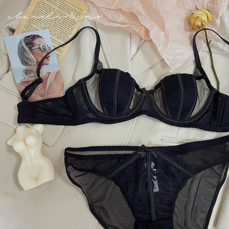 Bộ đồ lót sexy nâng ngực pha ren cực hot hit | BigBuy360 - bigbuy360.vn