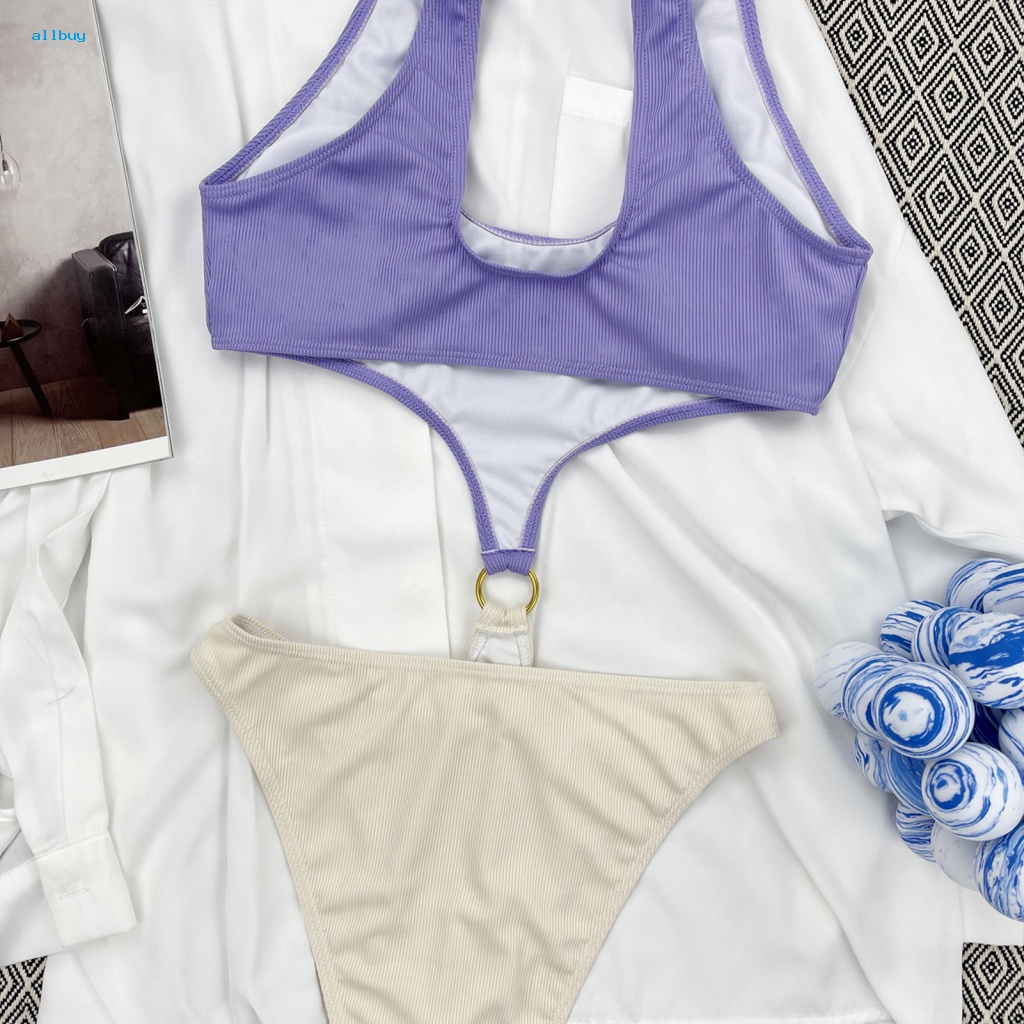 Allbuy Bodysuit Bơi Kết Cấu Tinh Tế