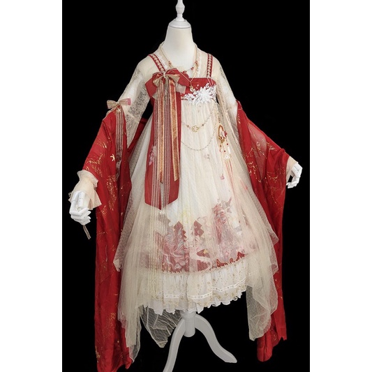 YAS0383-Váy Lolita giấc nơ cá chép Fantasy Mirror
