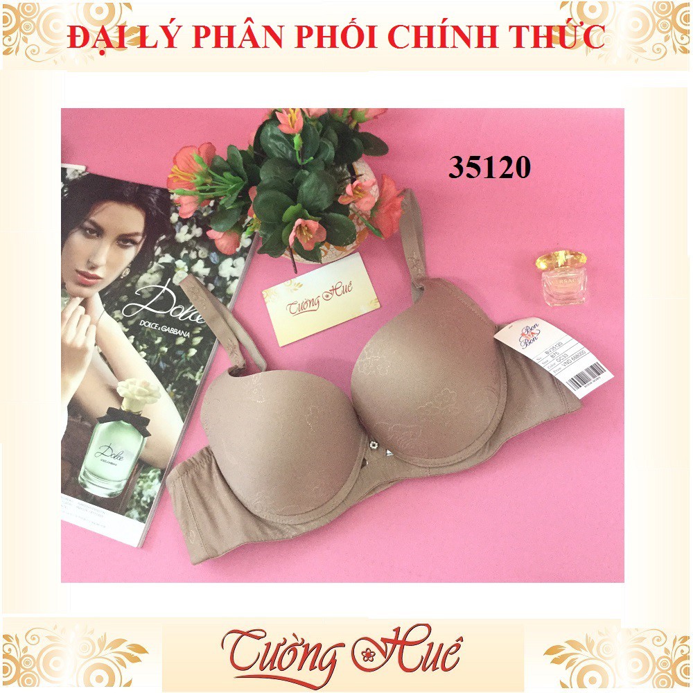 Áo lót nữ Bon Bon BV35120 nâng ngực in hoa.