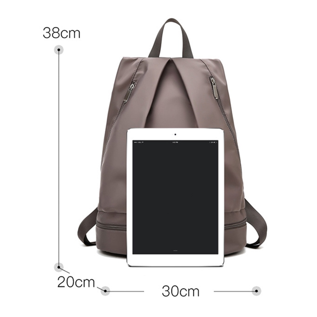 Ba Lô Thể Thao Da PU Chống Thấm Nước Sức Chứa Lớn Cho Nữ