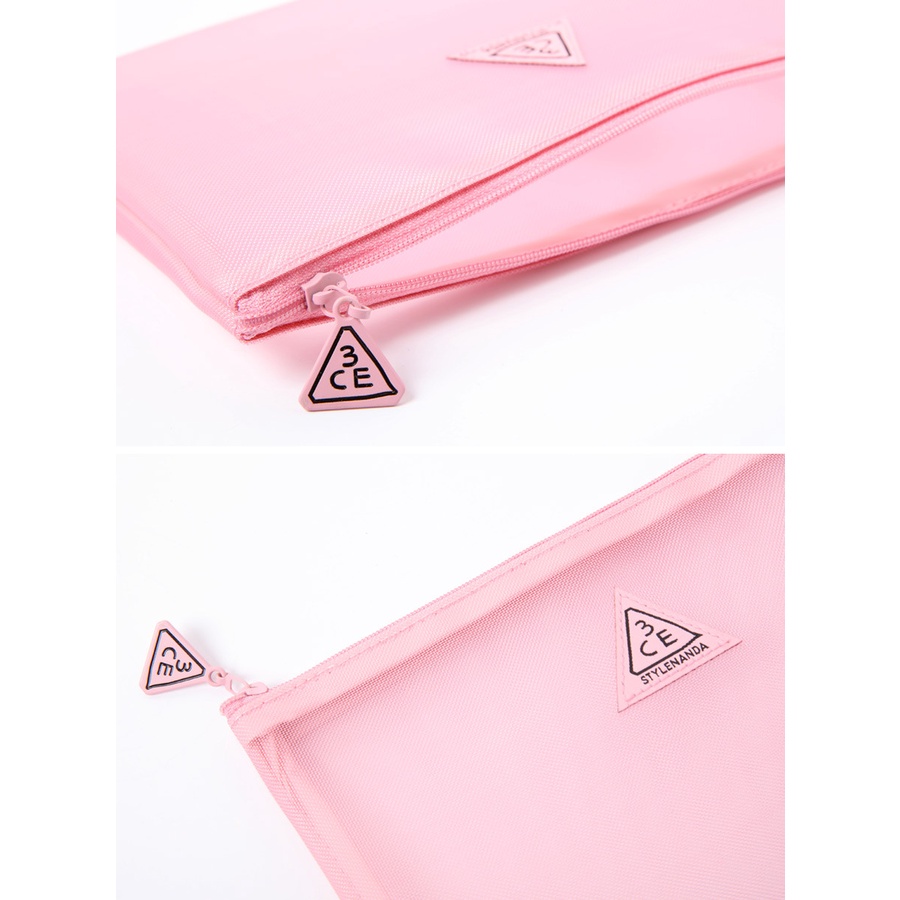 Túi Đựng Mỹ Phẩm 3CE Pink Rumour Mesh Pouch