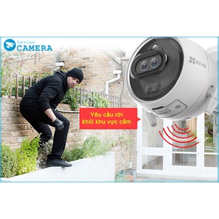 Camera ip wifi EZVIZ C3X FullHD 2k , camera hikvision ngoài trời , cảm biến AI thông minh , xem đêm có màu , 2 ống kính