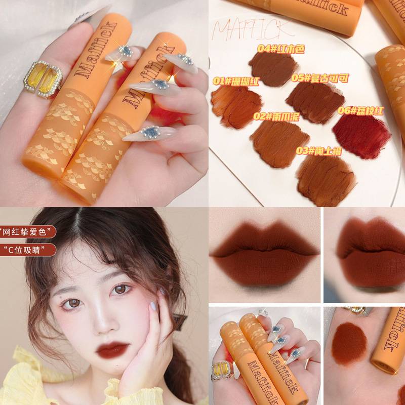 [Hàng mới về] Son môi Maffick chống thấm nước lâu trôi trang điểm thời thượng | BigBuy360 - bigbuy360.vn