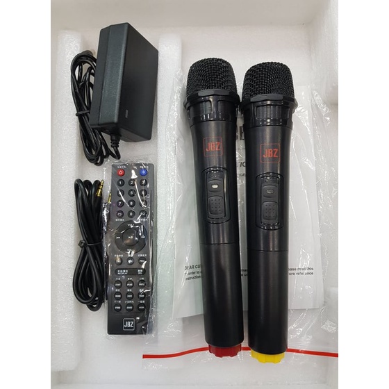Loa kéo Karaoke Bluetooth JBZ J1: Bass 20, Có 2 Micro không dây đi kèm