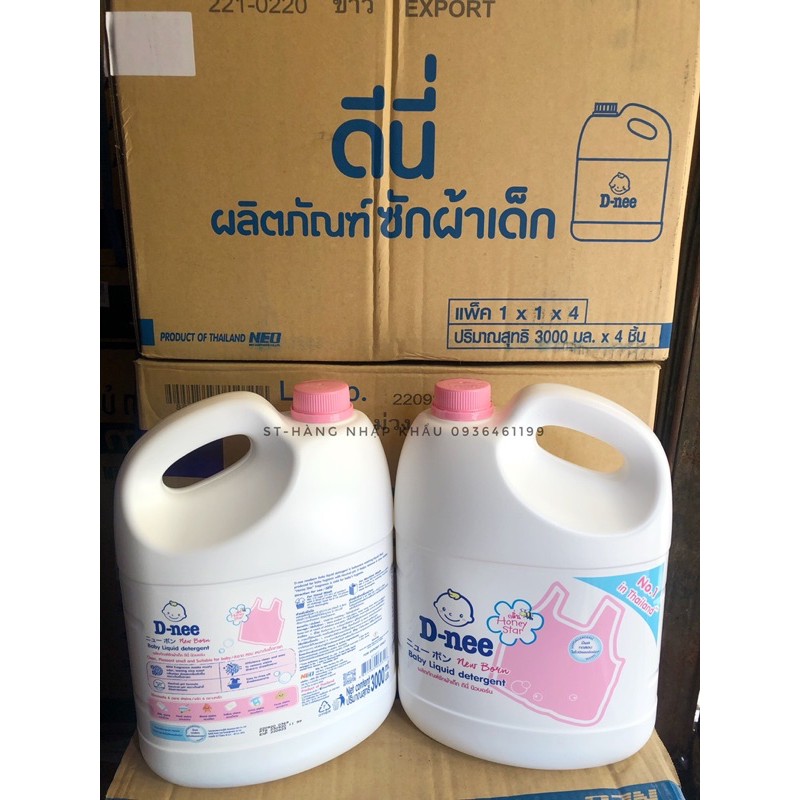 NƯỚC GIẶT XẢ DNEE EM BÉ HOẶC NGƯỜI LỚN SIÊU THƠM,SẠCH THÁI LAN 3000ML ĐỦ MÀU