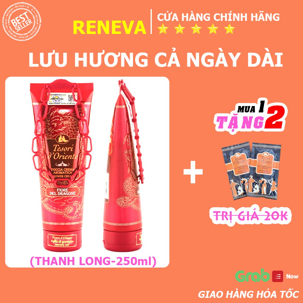 Sữa Tắm Dưỡng Ẩm 🎁FREESHIP🎁 Sữa Tắm Cho Da Nhạy Cảm Tesori D`Oriente Rồng Đỏ Giúp Cân Bằng pH (250ml) RENEVA