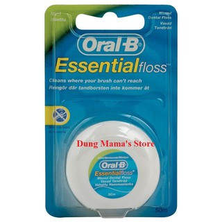 Chỉ Nha Khoa Oral-B Essential Floss (50m/hộp)- Vệ Sinh Răng Miệng