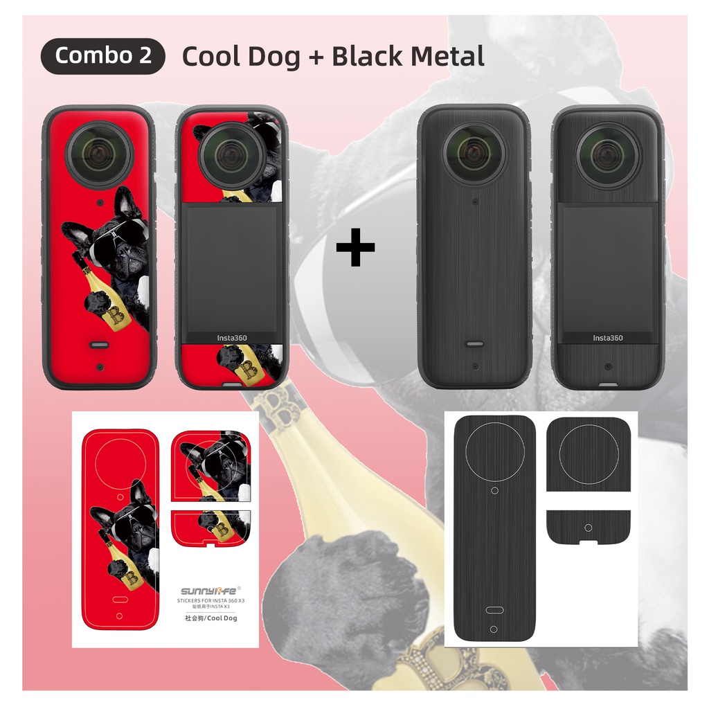 Miếng Dán PVC Chống Nước Chống Trầy Tháo Rời Được Dành Cho Insta360 X3 Insta360 X3