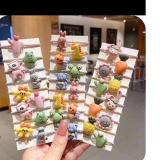 Sét 10 chun buộc tóc cho bé