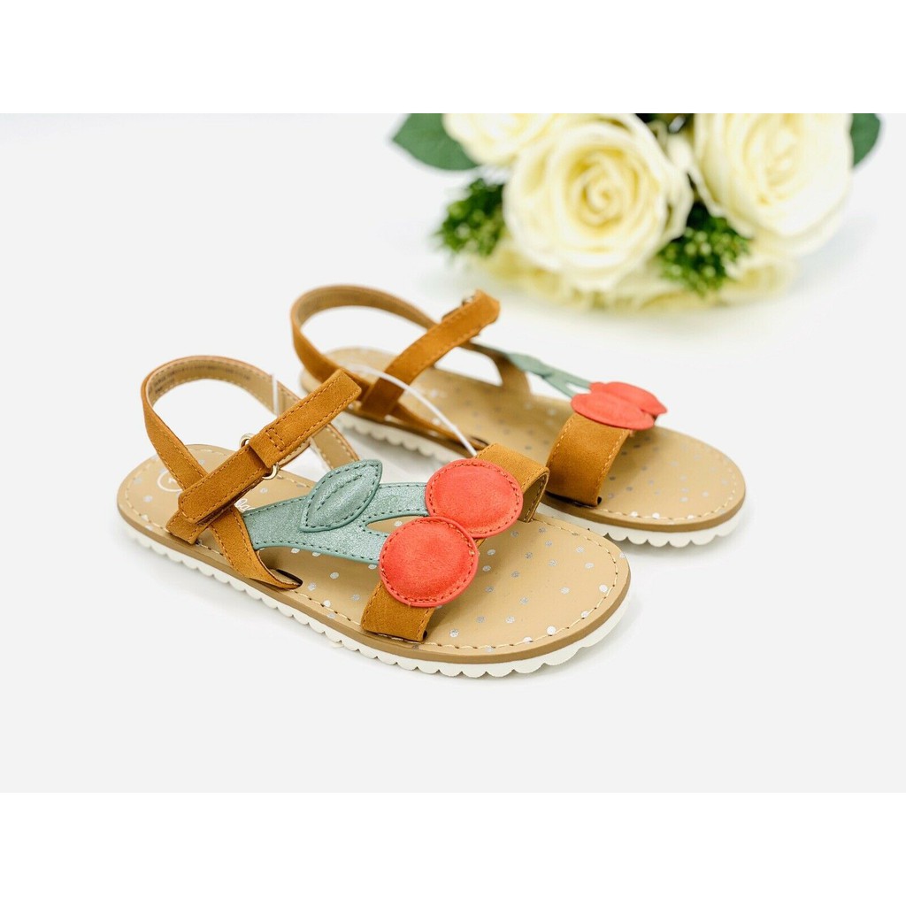 Giày sandal cherry Cat&Jack cho bé gái 1-6T S110