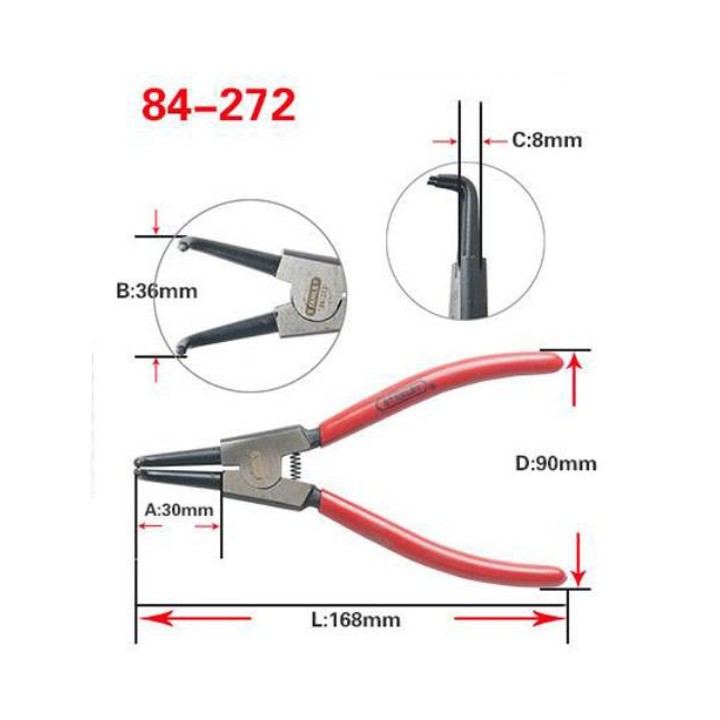 Kìm mở phanh ngoài  Stanley - 84-272 7”/175MM