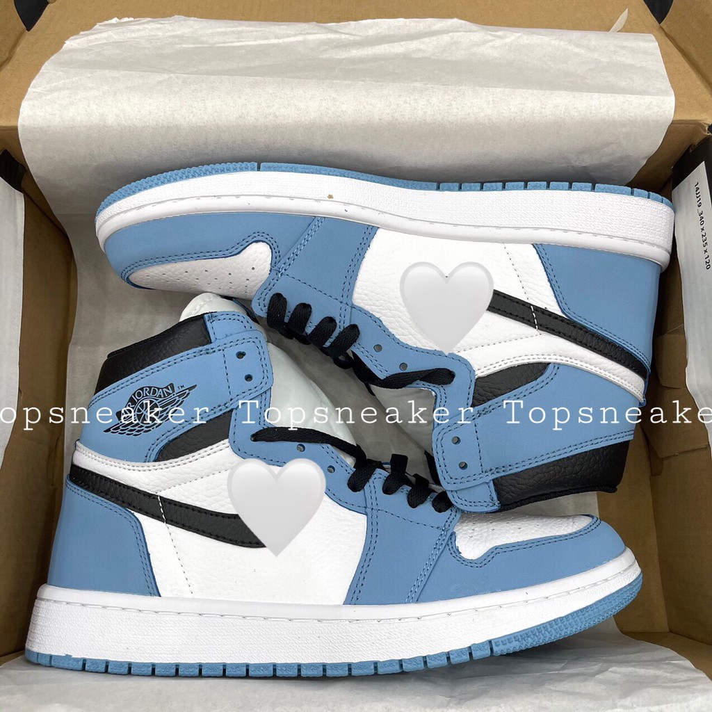 [Mã FAGREEN245 giảm 10% tối đa 30K đơn 99K] Giày Sneaker Jordan Xanh Dương Logo Đen Full Box Phụ Kiện Freeship