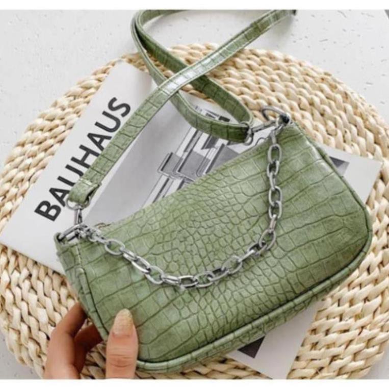 👛ẢNH SHOP CHỤP👛 TÚI ĐEO CHÉO NỮ XÍCH TRẮNG BH 464 | BigBuy360 - bigbuy360.vn