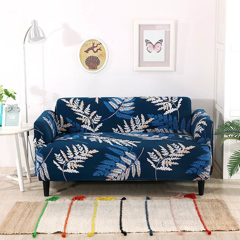 Sofa thun bọc vải nỉ đa năng bốn mùa đệm da khăn toàn bộ kết hợp phổ