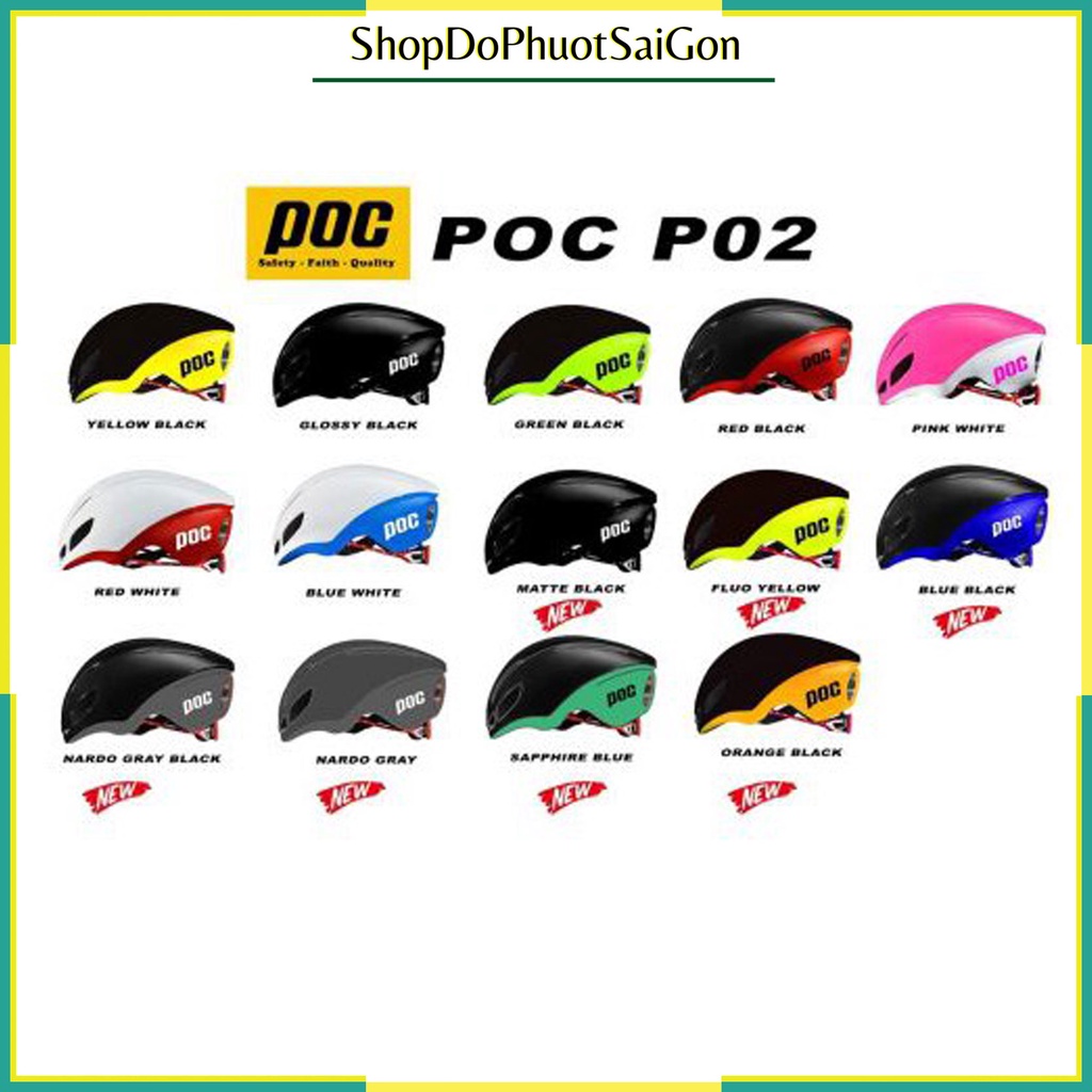 Mũ xe đạp POC 02 ống bô - Nón bảo hiểm thể thao