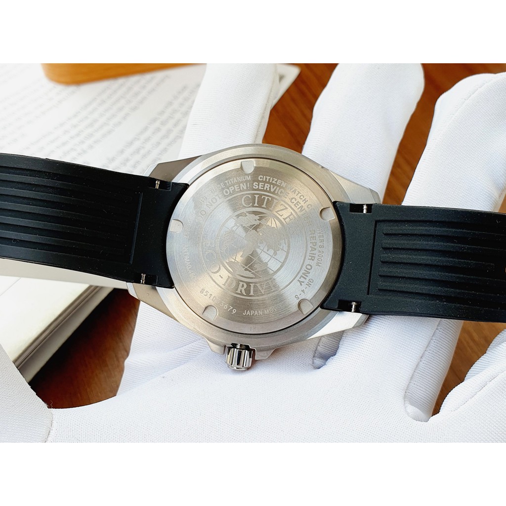 Đồng hồ nam Citizen Eco-drive Titanium BN0200-05E phiên bản thợ lặn