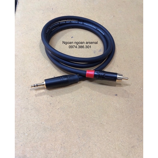 dây tín hiệu coaxial cable Rca hoa sen av ra 3,5 (3.5)