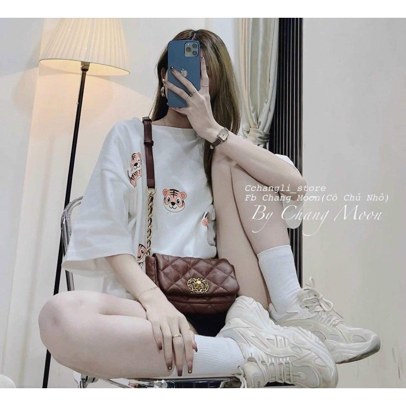 Áo thun tay lỡ con hổ TC6
