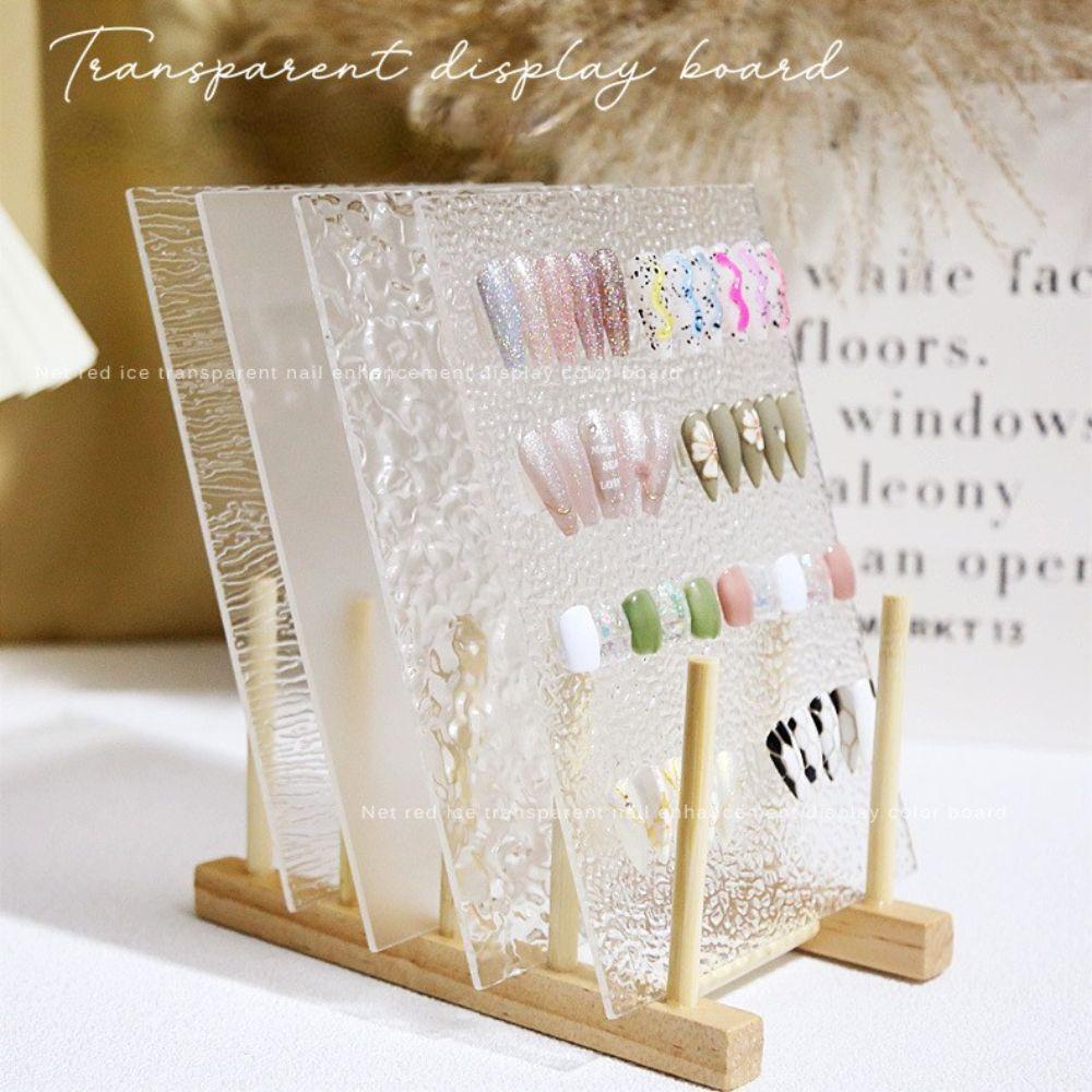 Bảng Acrylic Trong Suốt Dùng Để Trưng Bày Màu Nước Cho Móng Tay