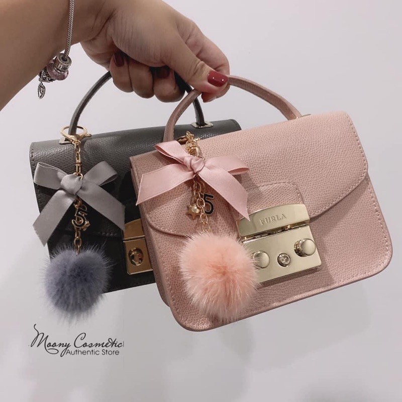 Charm Bông treo túi lông xịn