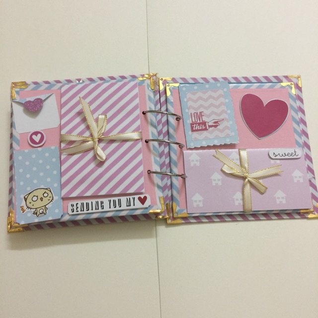 Scrapbook 18x18 cm chú mèo dễ thương ❤️