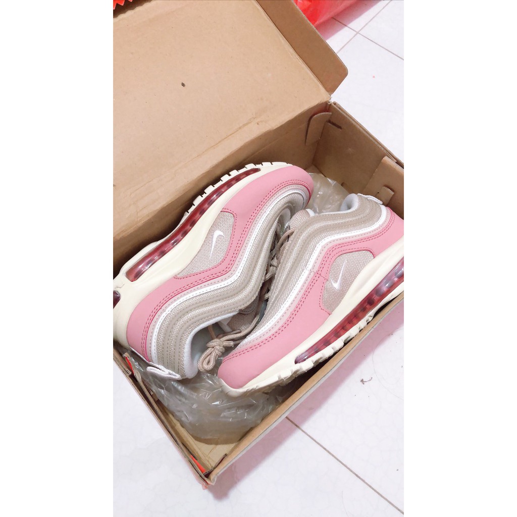 Giày  Air Max 97 Premium Pink đế bơm hơi cực nảy và êm chân mới về/TUẤN GIÀY