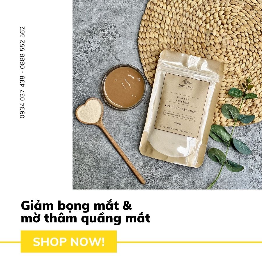 Bột Chuối Nguyên Chất Dùng Làm Đẹp