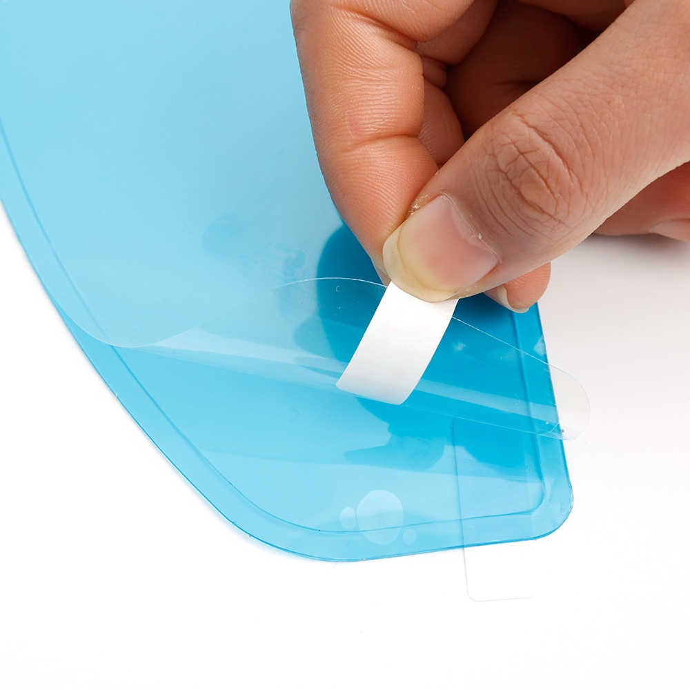 Tấm Phim Trong Suốt Dán Mũ Bảo Hiểm Chống Sương Mù / Mưa Tùy Chọn Thông Dụng Cho Xe Máy