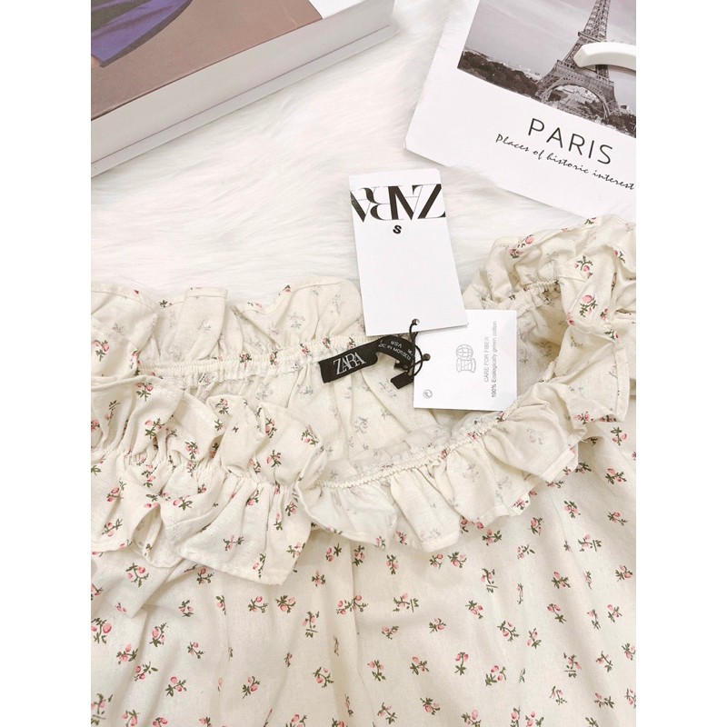 set bộ bèo trễ vai hoa nhí siêu xinh