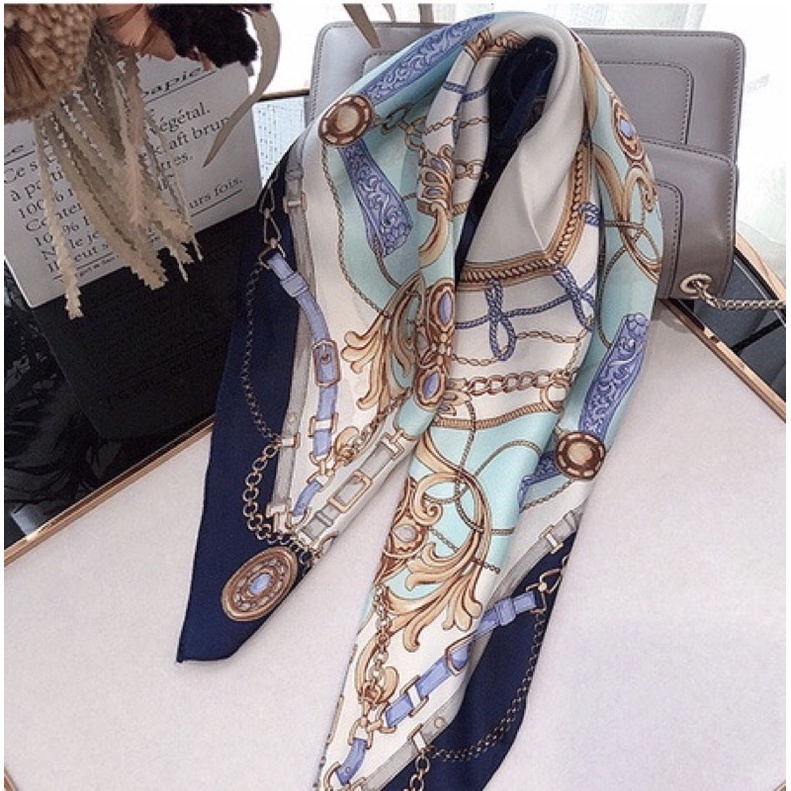 Khăn bandana cột áo yếm turban choàng cổ thanh lịch size 70cm - Maben