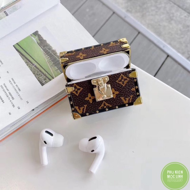 [Hàng Mới Về] Case Vỏ Bao Airpods Đựng Tai Nghe Airpod 1 2 3 Pro chữ nhỏ hộp vuông Cover i11, i12...