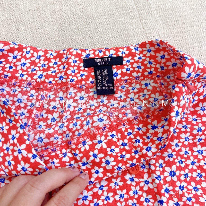 CHÂN VÁY HOA XOÈ F21 KIDS