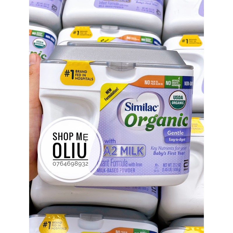 Sữa Similac A2 Organic 658g(date 9/2021)