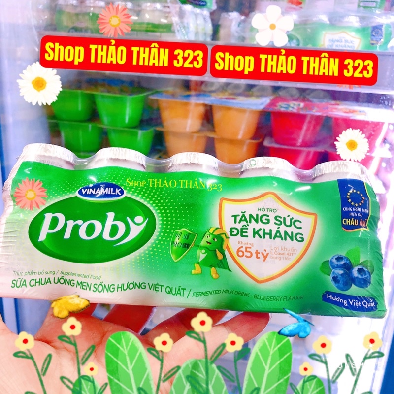 Mới -SỮA CHUA UỐNG PROBI LÊN MEN TỰ NHIÊN VINAMILK 65ml