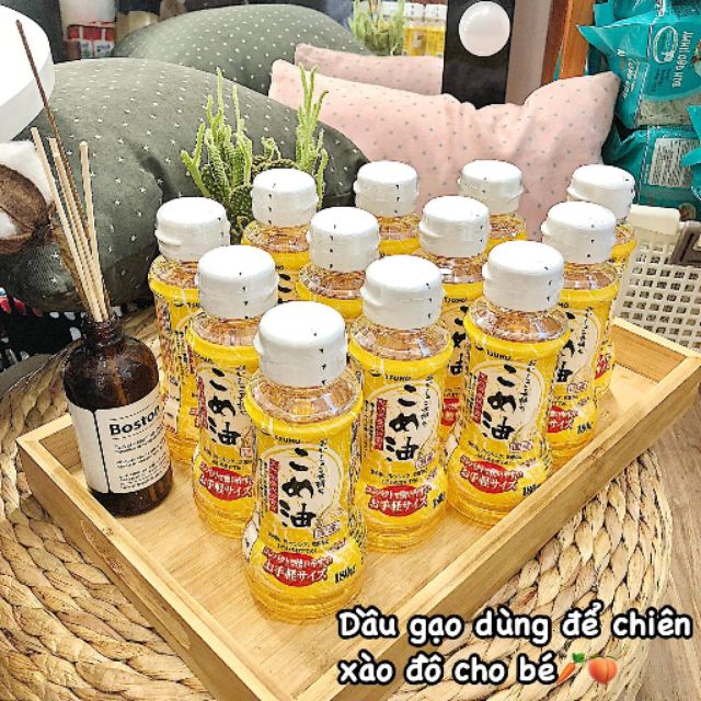 DẦU GẠO CHUYÊN DỤNG CHIÊN XÀO ĐỒ ĂN CHO BÉ