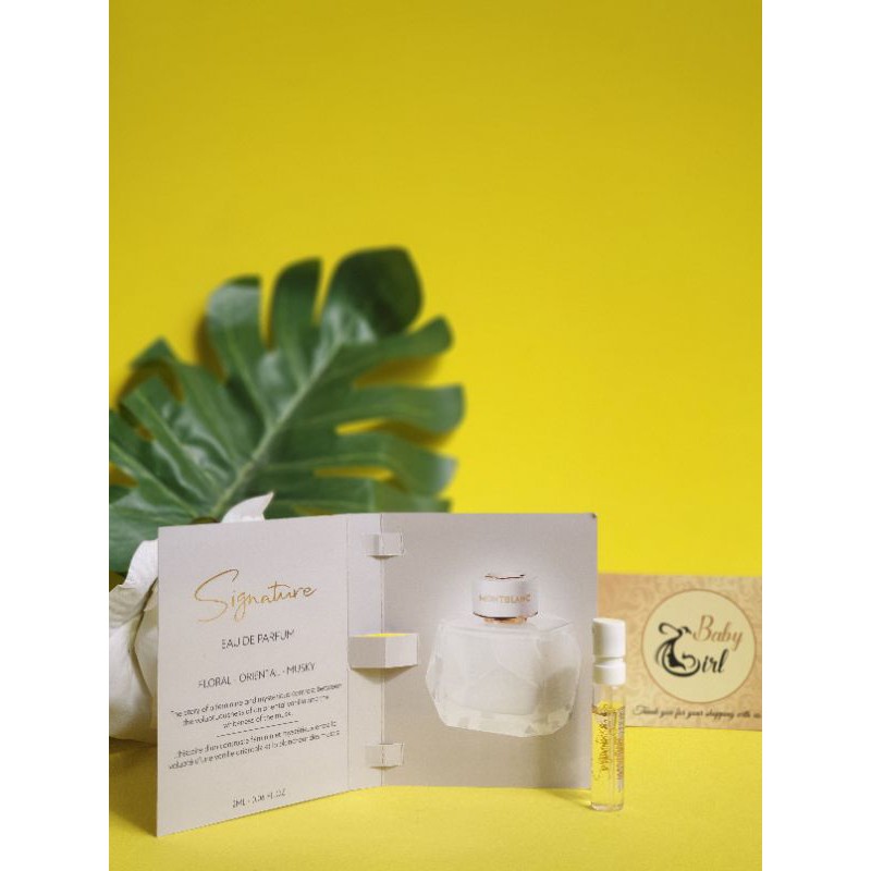 Mẫu Thử Nước Hoa Nữ Montblanc Signature Eau De Parfum 2ml | BigBuy360 - bigbuy360.vn