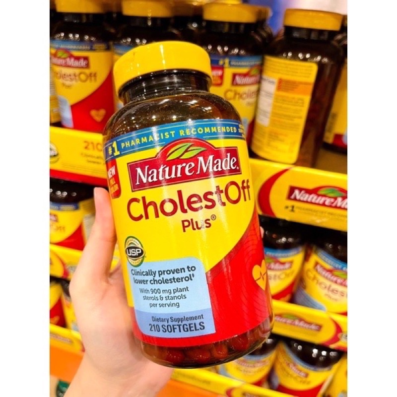 VIÊN UỐNG GIẢM CHOLESTEROL NATURE MADE® CHOLEST-OFF PLUS 450MG 210 VIÊN CỦA MỸ