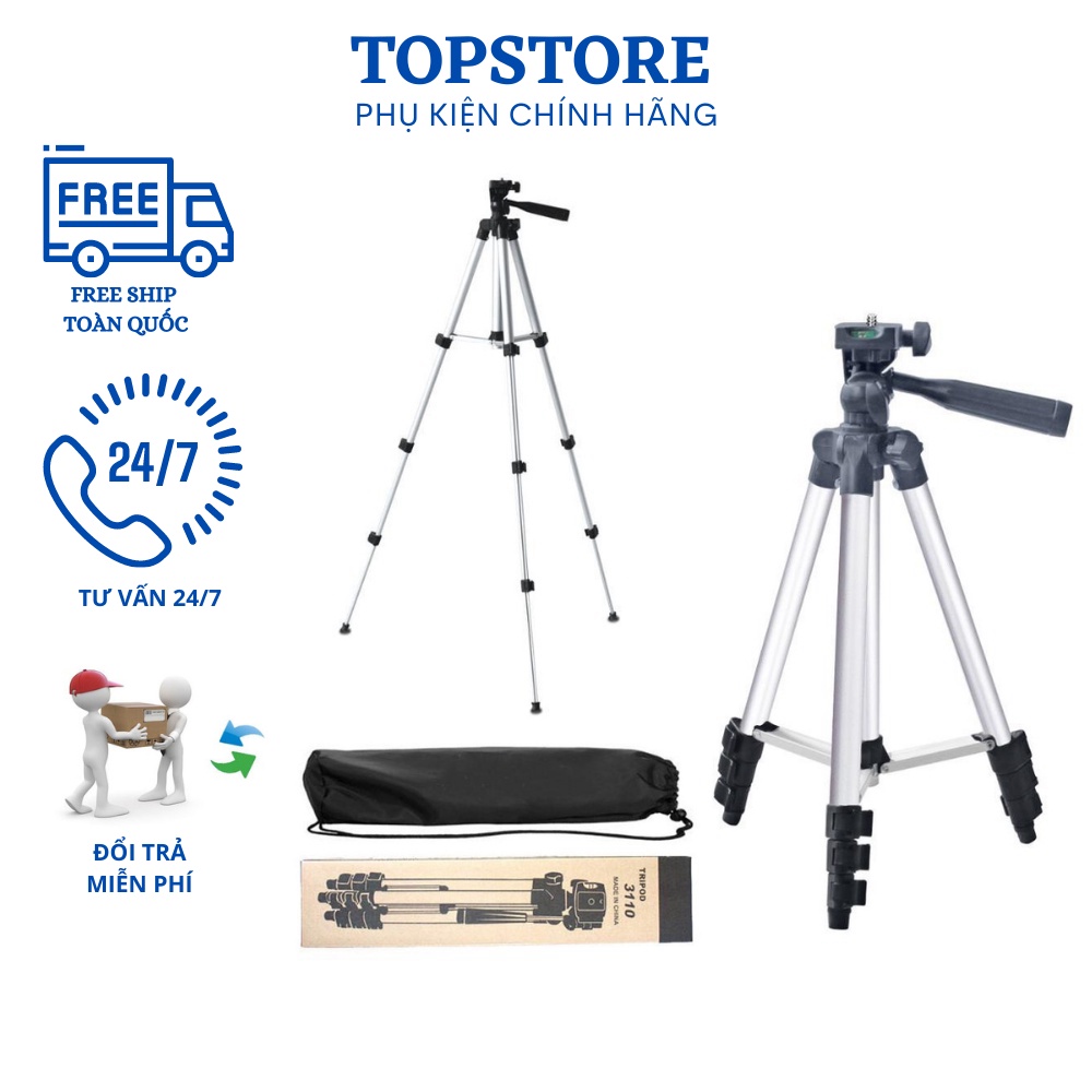 Gậy Chụp Ảnh 3 Chân Tripod 3110 Suport Topstore ,Tripod Điện Thoại, Giá Đỡ, Gậy Chụp Ảnh 3 Chân | Cây Chụp Hình Tự Sướng