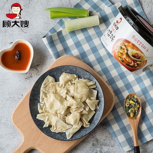 Sủi cảo ăn liền trung hoa date mới