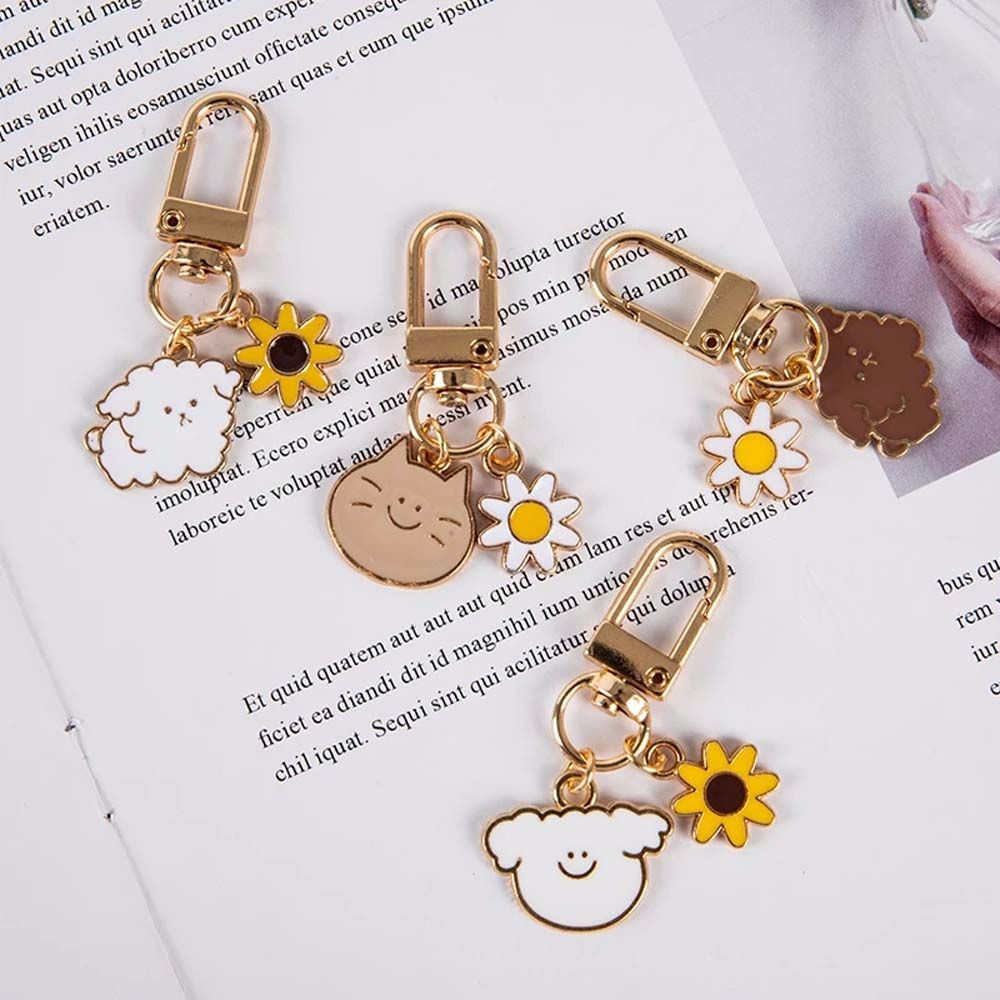 Móc khóa họa tiết hoạt hình dễ thương