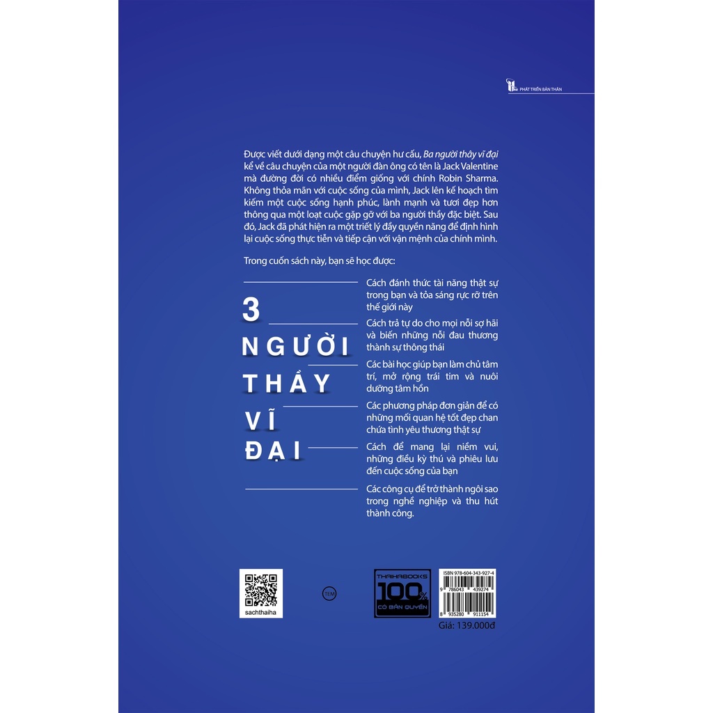 Sách -  - Ba Người Thầy Vĩ Đại