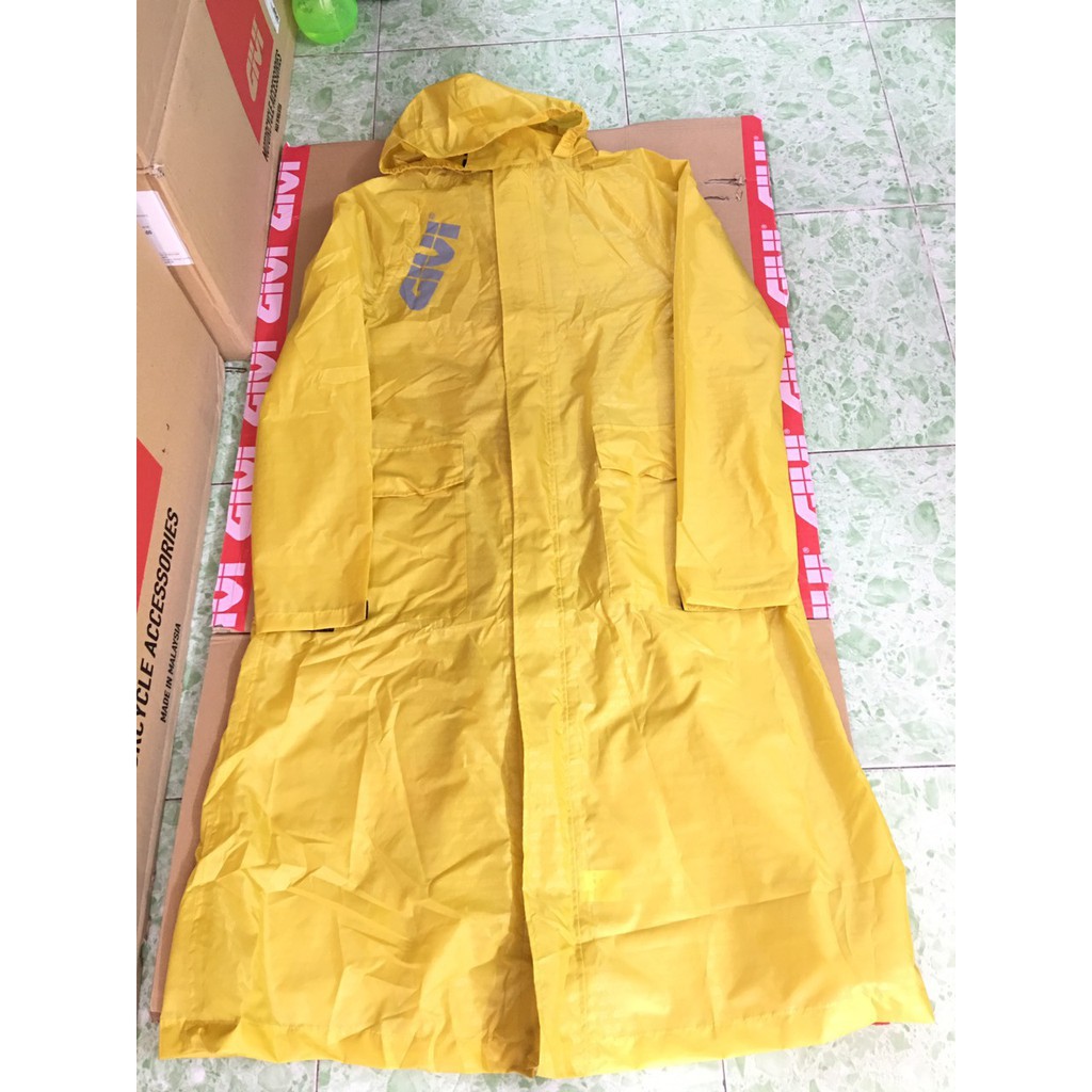 Áo Mưa Trùm Givi G-Coat Mẫumẫu GCO01-MU Màu Vàng