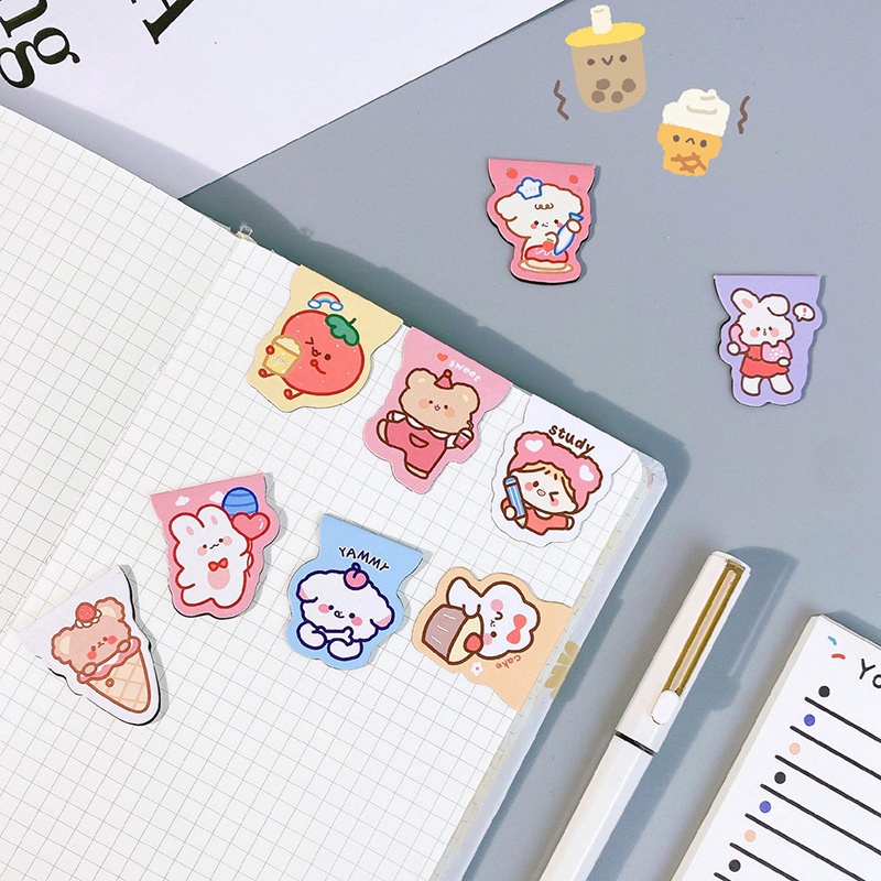 Miếng đánh dấu trang từ tính họa tiết hoạt hình quà tặng cho giáng sinh trường học