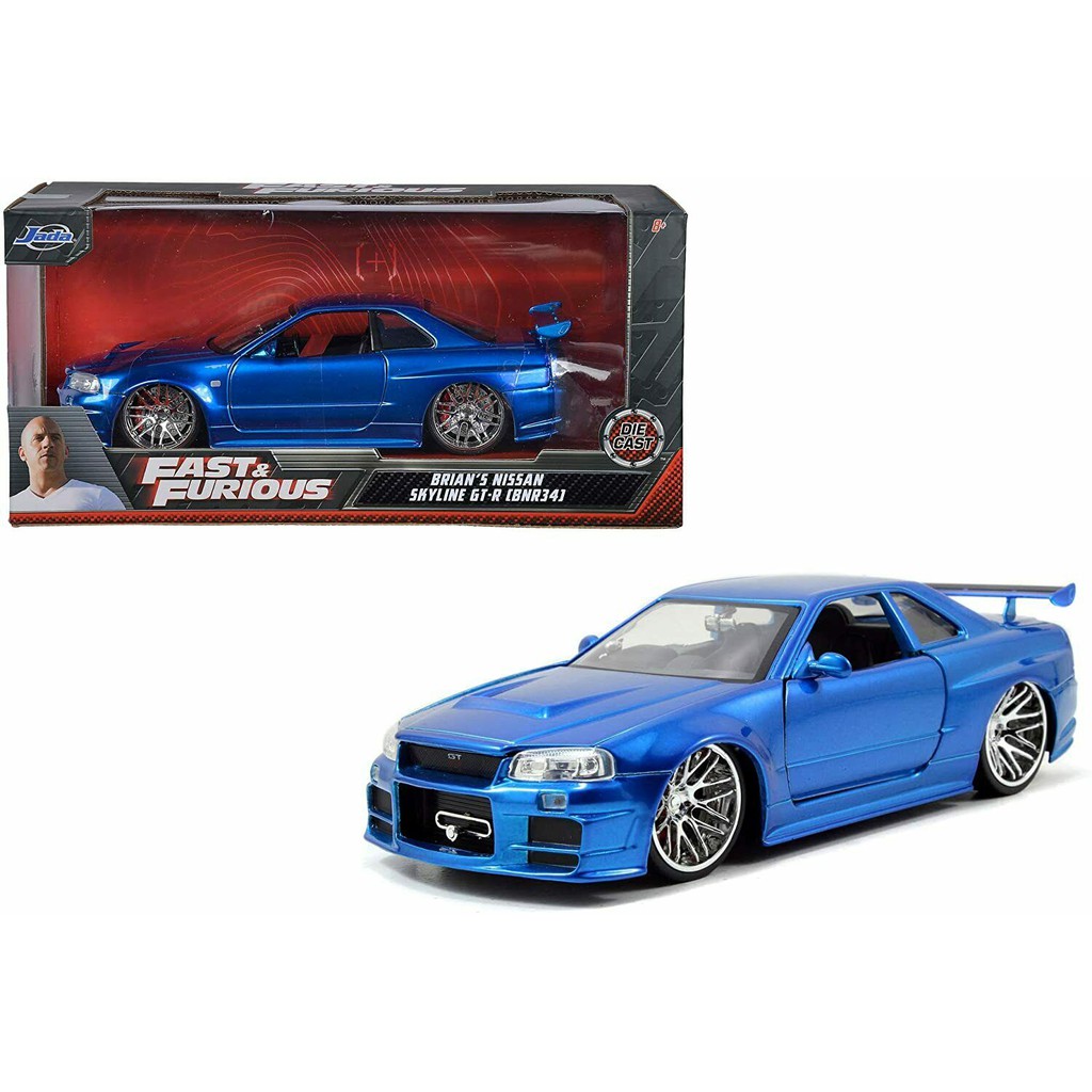 Jada mô hình tĩnh Nissan Skyline GT-R R34