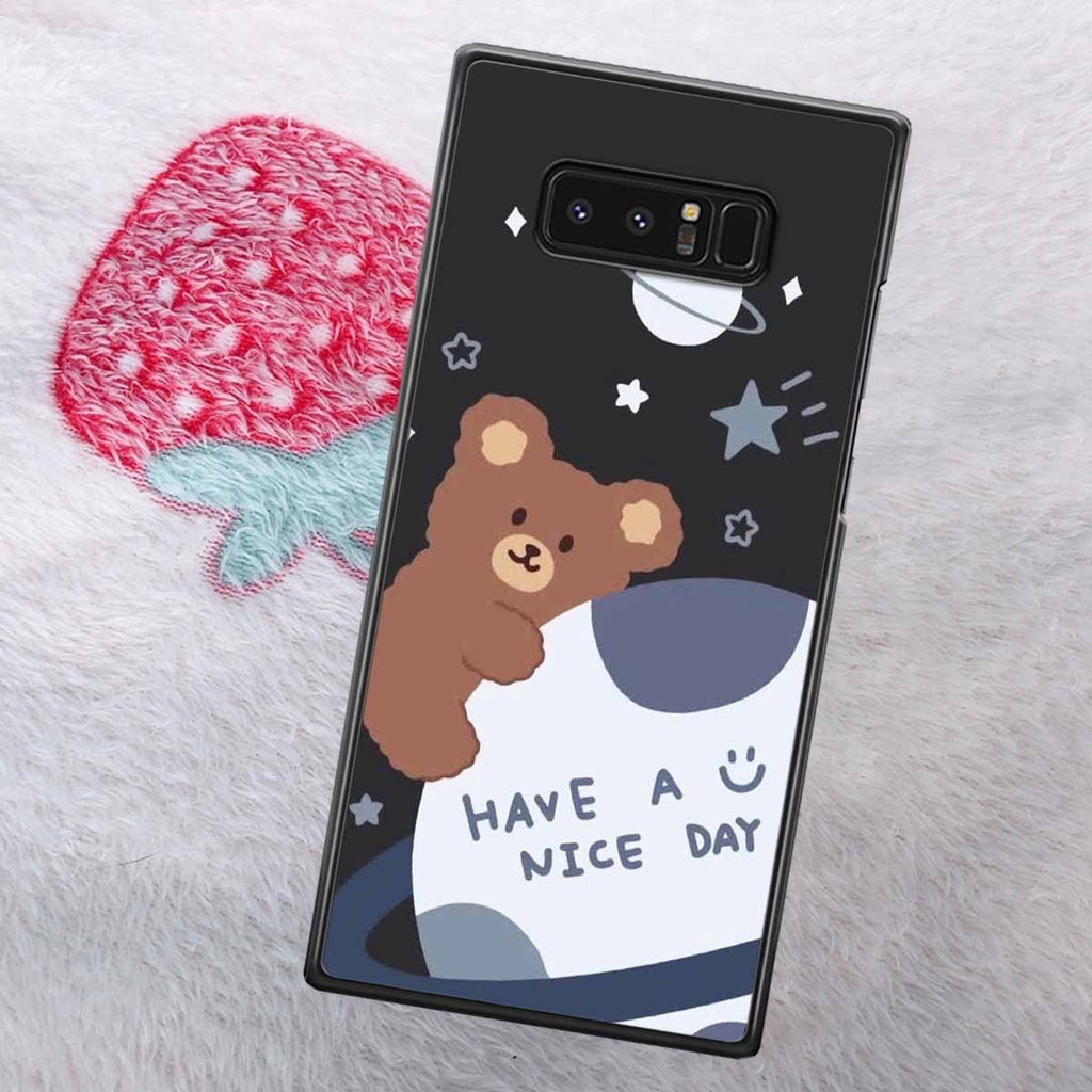 Ốp Samsung Note 8 in hình vũ trụ, phi hành gia bầu trời cute dễ thương