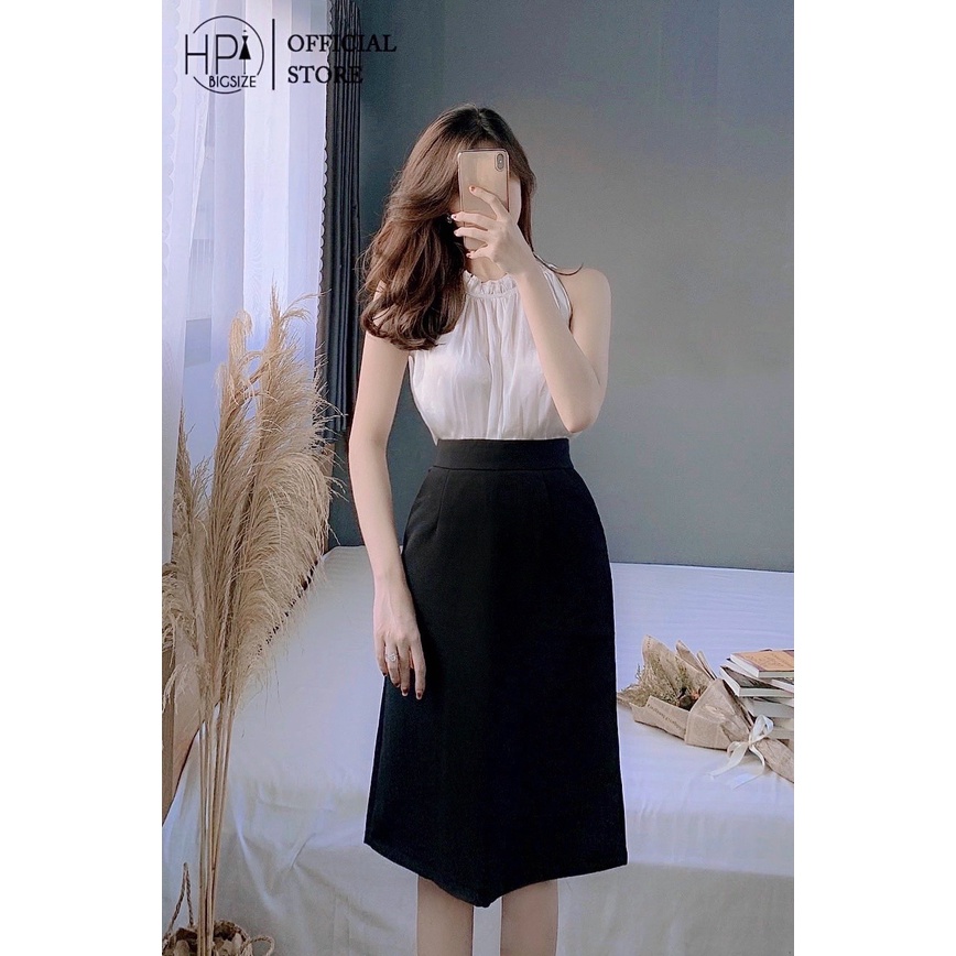 Chân Váy Dáng A Tiểu Thư Dáng Dài Thời Trang Nữ Chất Tuyết Mưa Vải Lì Co Dãn Nhẹ HP TT-HOT, MSF 524
