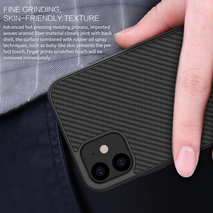 [Ốp lưng vân Carbon Fiber] iPhone 13/ 13 Pro/ 13 Pro Max - iPhone 12/ 12 Pro/ 12 Pro Max hiệu Nillkin