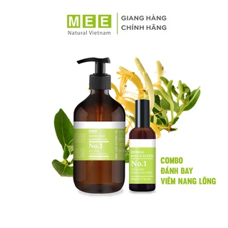 Liệu Trình Chuyên Viêm Nang Lông Đặc Biệt - Xịt Viêm Nang Lông 50ml + Sữa Tắm Viêm Nang Lông 500ml