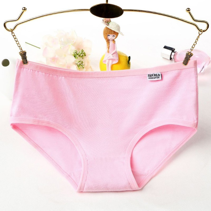 Quần Lót Cạp Thấp Màu Trơn Chất Liệu Cotton ( Size 2Xl )